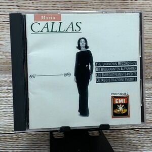 Maria Callas – The Unknown Recordings, 1957-1969 [1987 CD] Opera Classical Music